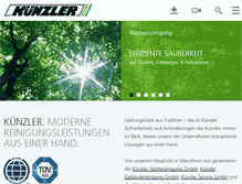 Tablet Screenshot of kuenzler.com